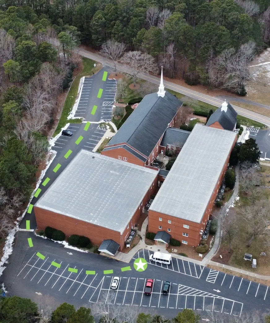 Church worship service